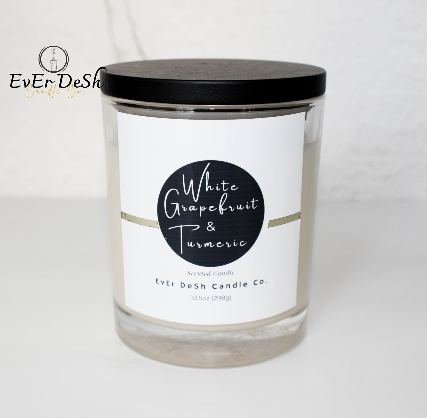 White Grapefruit & Turmeric Scented Candle