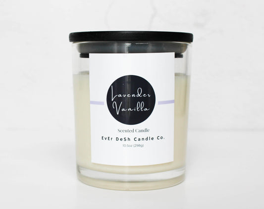 Lavender Vanilla Scented Candle