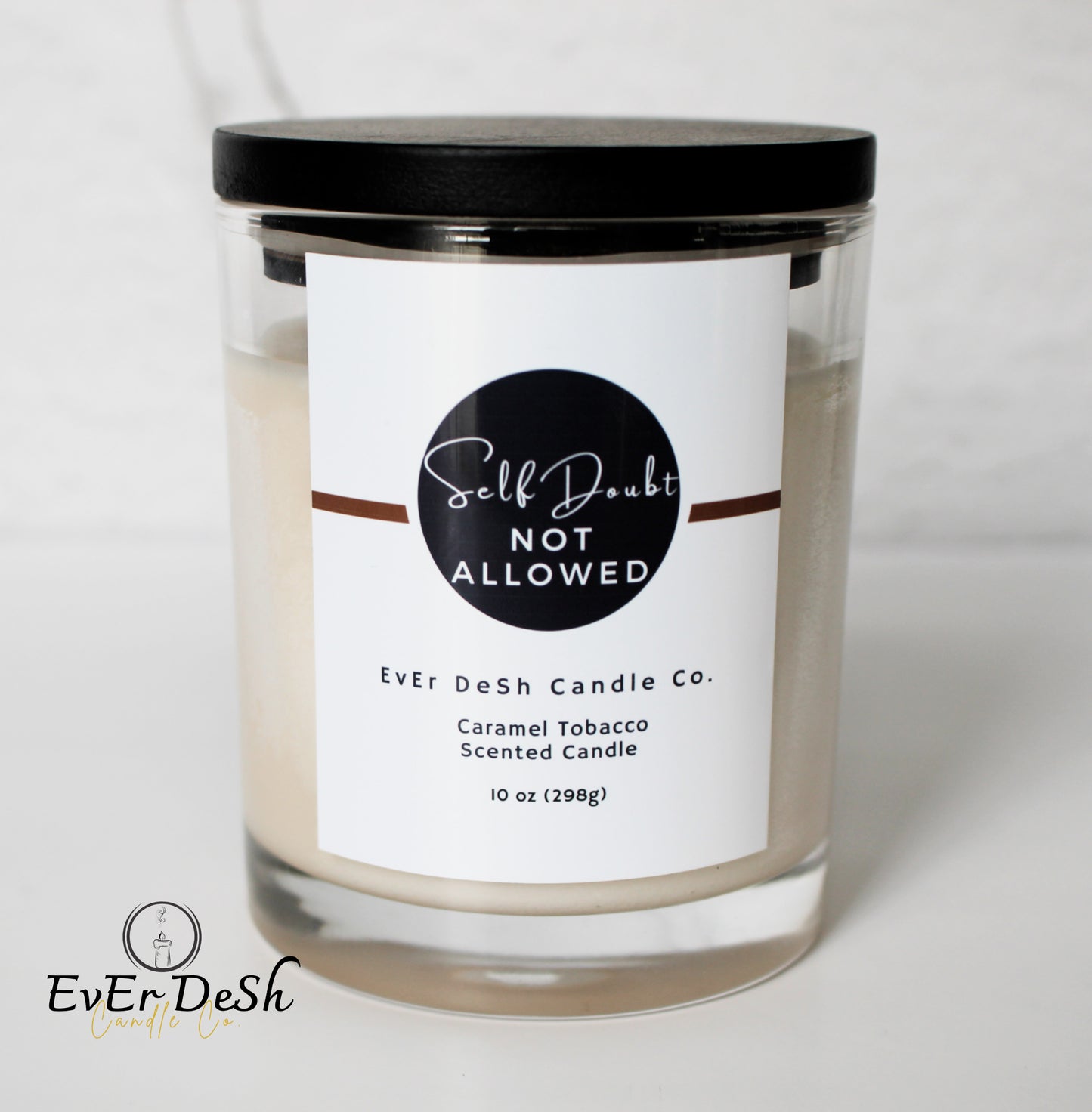 Self Doubt, Not Allowed! | Caramel Tobacco Scented Candle